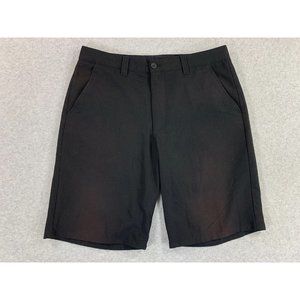 Travis Mathew Polyester Blend Chino Casual Shorts (Men's 32) Black
